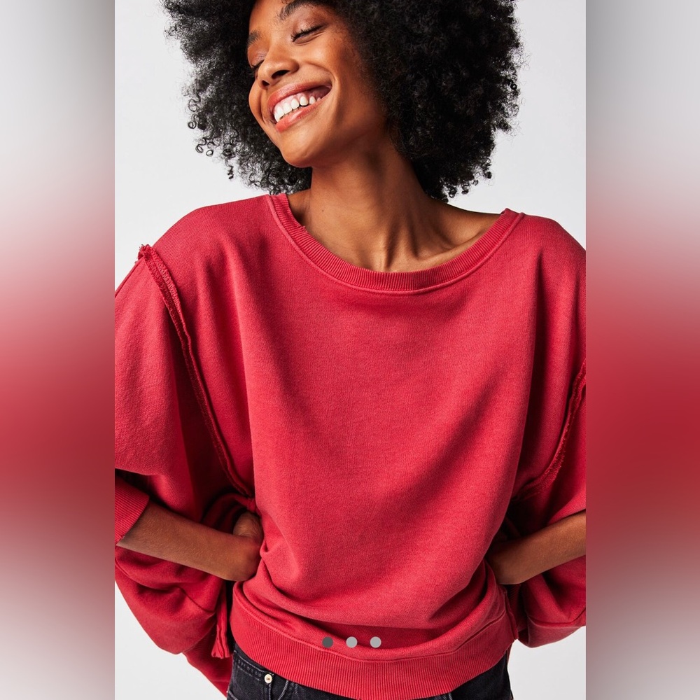 Free People Camden crewneck sweatshirt, size M
